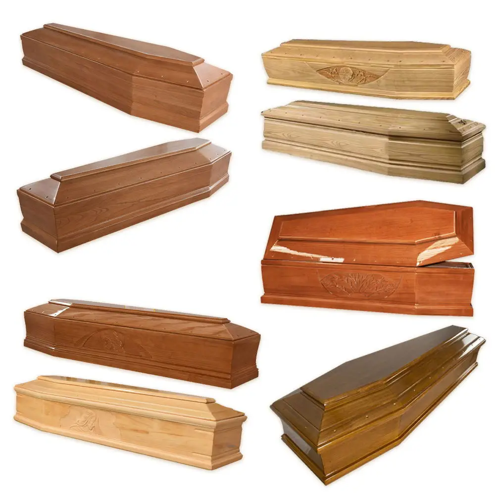 European style wood coffin caskets luxury funeral coffin prices custom wooden coffin