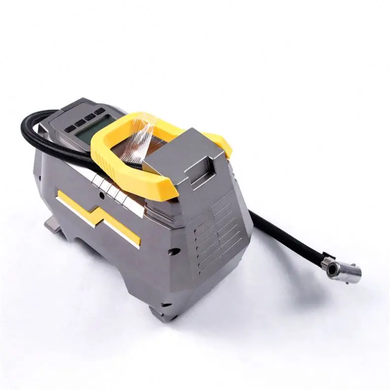 1666 Tire Inflator Air Compressor, Portable DC/AC Air Pump for Car Tires 12V DC and Other Inflatables at Home 110V AC