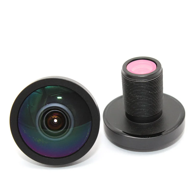 1/4 inch 1/3 inch cctv camera lens 5MP EFL 2.2mm M12 lens fov 190 degree fisheye lens for  camera 650nm 850nm 940nm IR VS3308