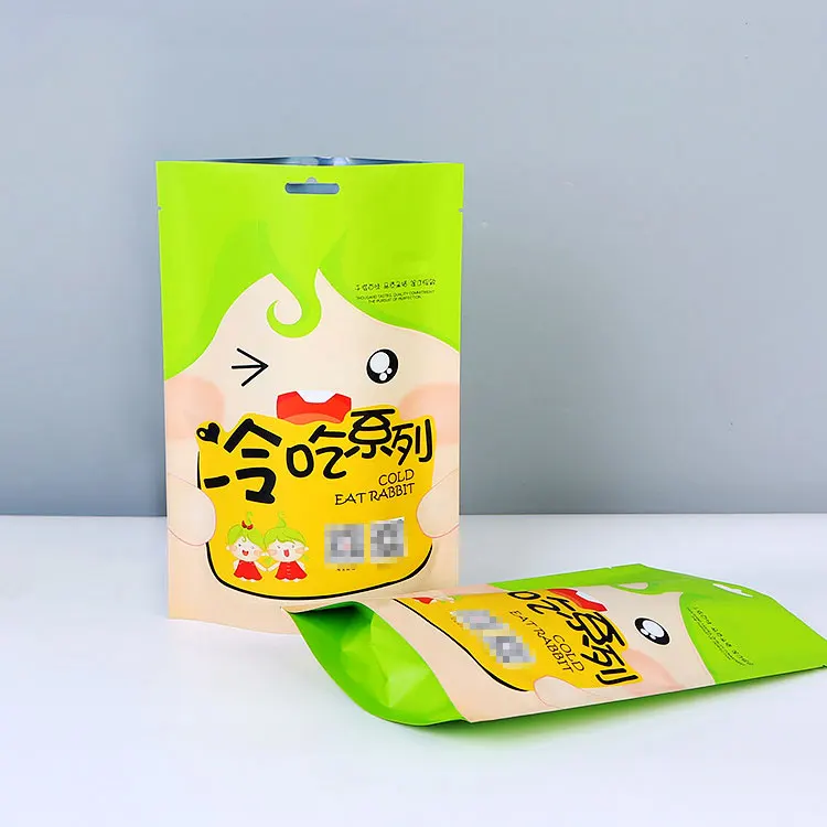 packaging food bags foil pouch packaging for candy pouches zip lock plastic bags for cookie biscuit