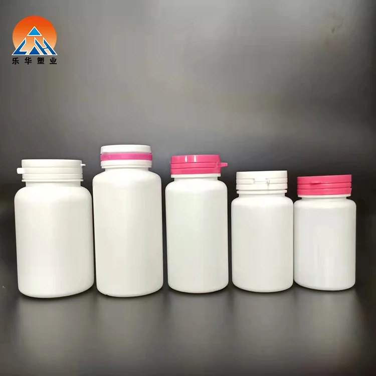 Hot Sale Medical Packaging Plastic Bottles Hdpe 60ml Medicine Black Pill Bottle For Capsule Vitamin With Tear Off Lid