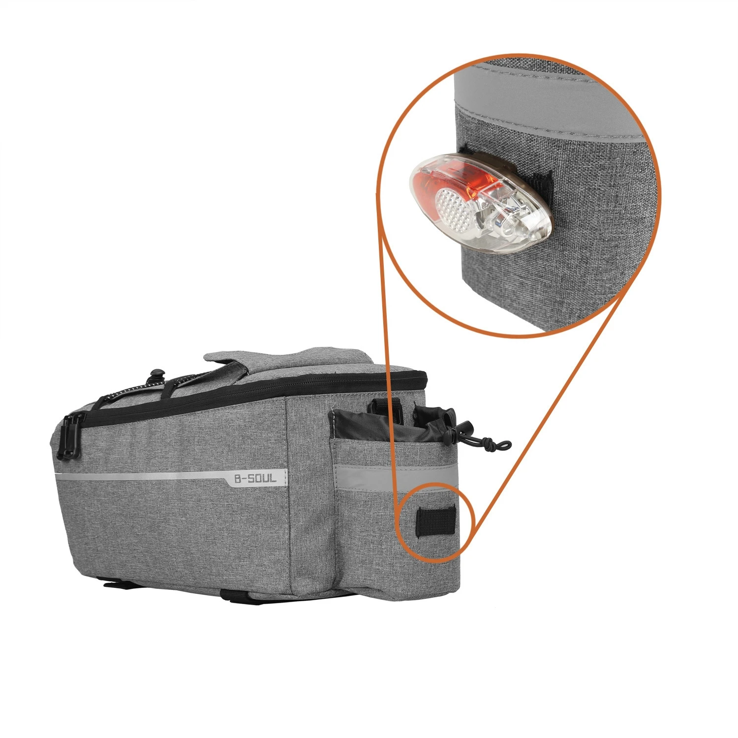 Mountain Bike Back Pack Folding Shelf Bag Riding Equipment Camel Bag Accessories Backseat Bag