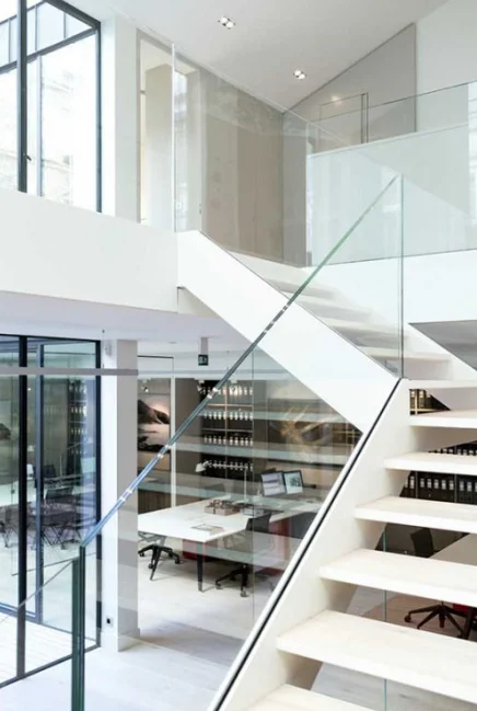 Minimalist Dream Home Glass Fence Aluminum U Shape Channel Profile Frameless Balustrade Side Mounted U Channel Glass Railing