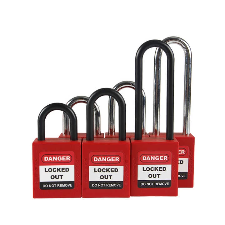 Industrial Isolation Steel Shackle Safety lockout Combination Safety Padlocks With Master Key