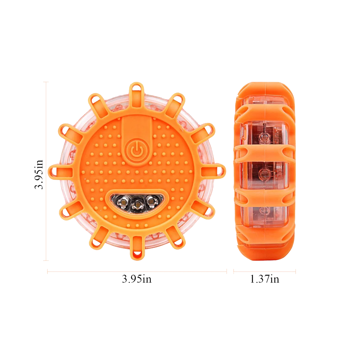 Traffic strobe vehicle flash led warning light led flare 12+3 led road flares for road safety emergency