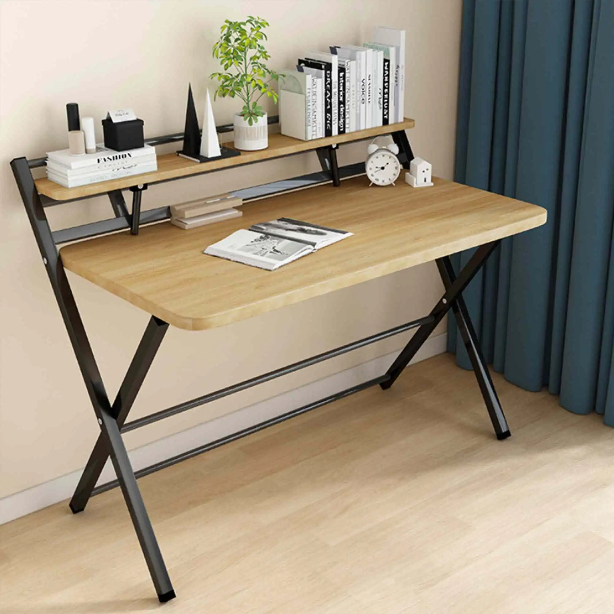 Современный деревянный складной компьютерный стол, Домашний ПК, стол для ноутбука, учебный стол