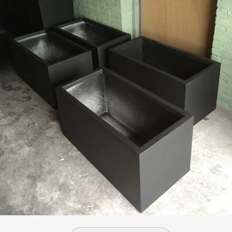 Large mini garden planter balcony vegetable planter box Nordic white home garden flower pots