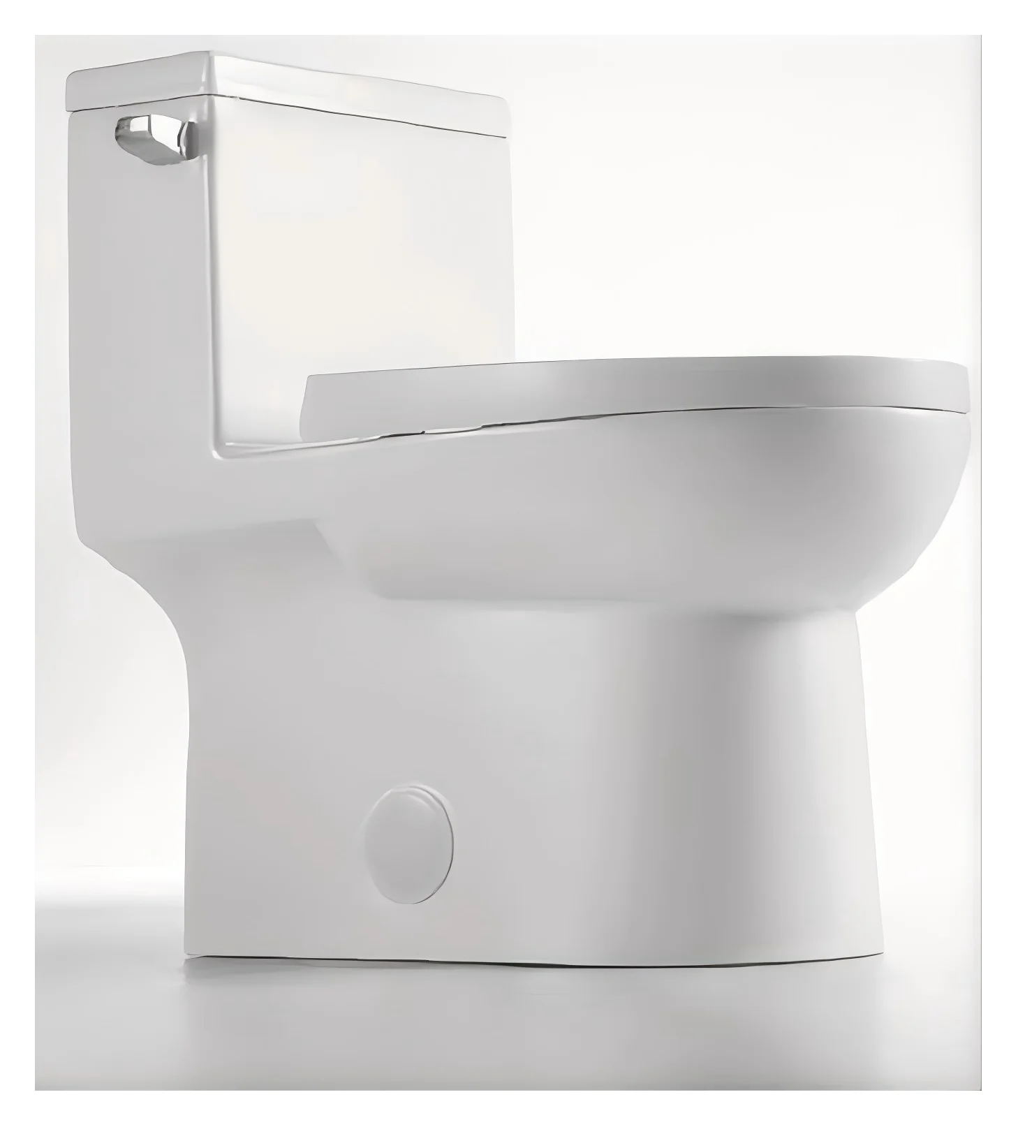 2024 сантехника цельный сифонный унитаз с двойным смывом и WDI Watersense для домашнего использования