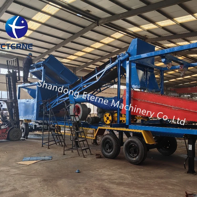 High Capacity Gold Dry Blower Gold Mining Machinery for Waterless Alluvial Gold Mining for Sale