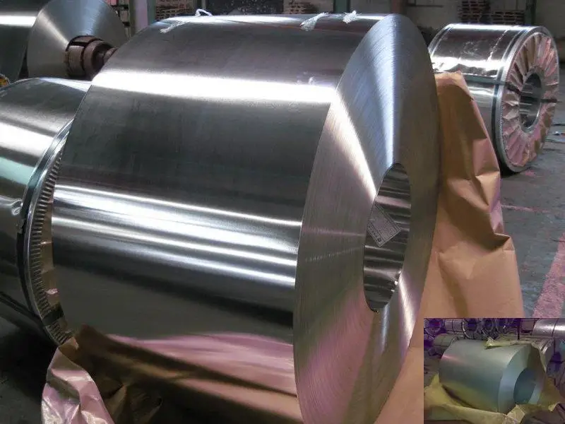 Factory ETP SPCC Bright 2.8 /2.8 T1-T5 Tinplate Coil Tin Free Steel  Tinplate Sheet Metal