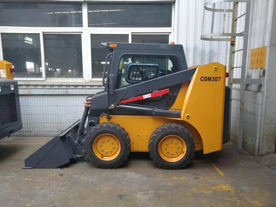 Лидер продаж длинная колесная база мини-погрузчик 760 кг CDM307 по лучшей цене