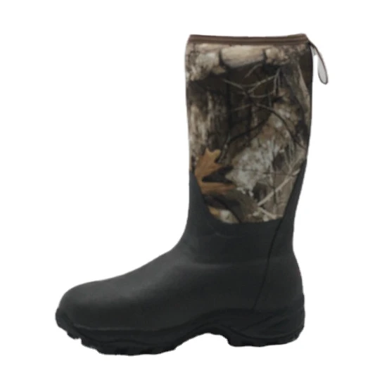 WATERPROOF CAMOUFLAGE SNOW SHOES MEN NEOPRENE RUBBER HIGH QUALITY  HUNTING BOOTS HIKING OUTDOOR SHOES