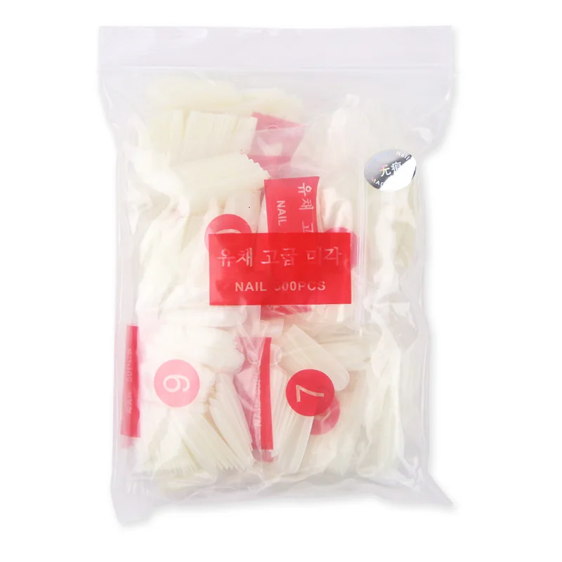 Artificial False Nails Full coverage nails tips ballet french nails for salon