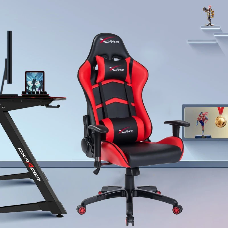 Silla de gaming colombia cheap racing style ergonomic chrome base red e-sport best gamer chair silla gamer