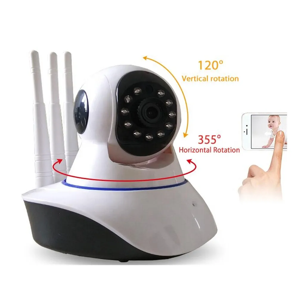 JXJ Mini Wifi Wireless Ai IOT PTZ HD Shop Monitor P2P Webcam Machine Security IP Monitoring CCTV Tester Network Camera