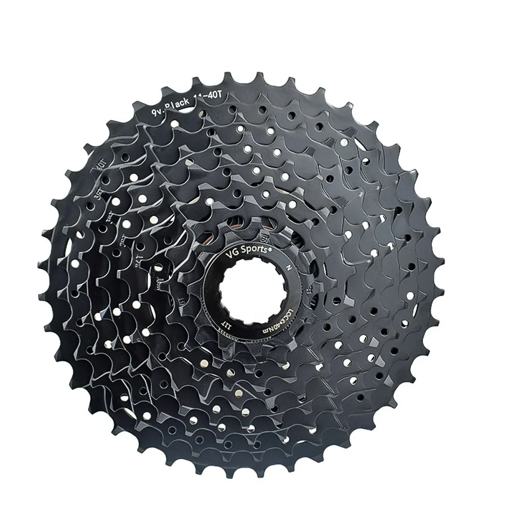 MTB Bike Cassette 8/9/10/11/12s Road Bike Black Flywheel Wear Resistant Ultra Light Large Tooth Flywheel HG Bicycle Accessories