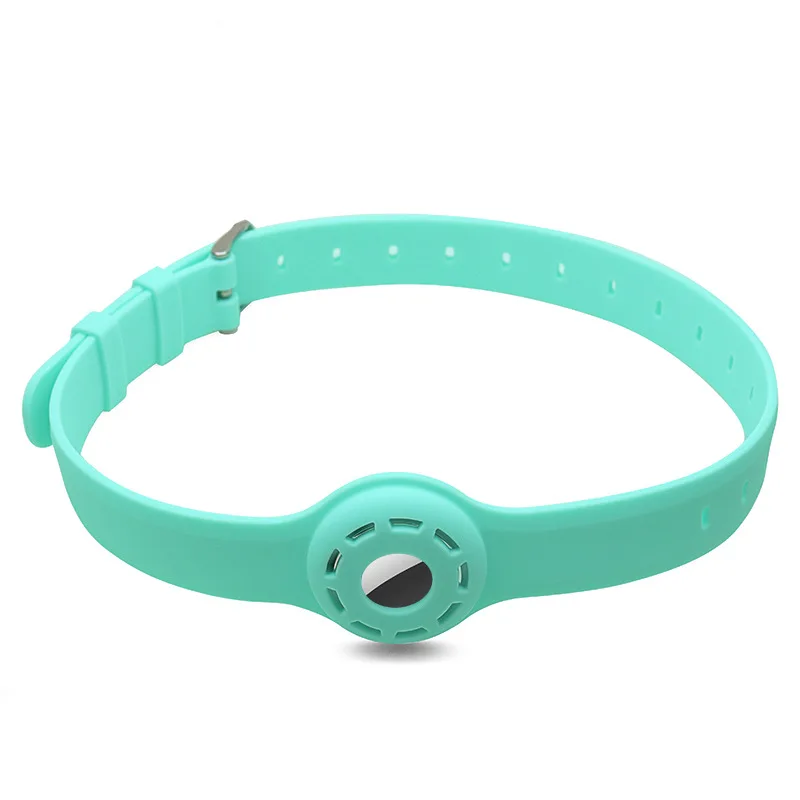 Silicone Pet Collars Dog and Cat Anti Lost Neck Strap for Apple AirTag Band Location Tracker Retainer Cover Protector