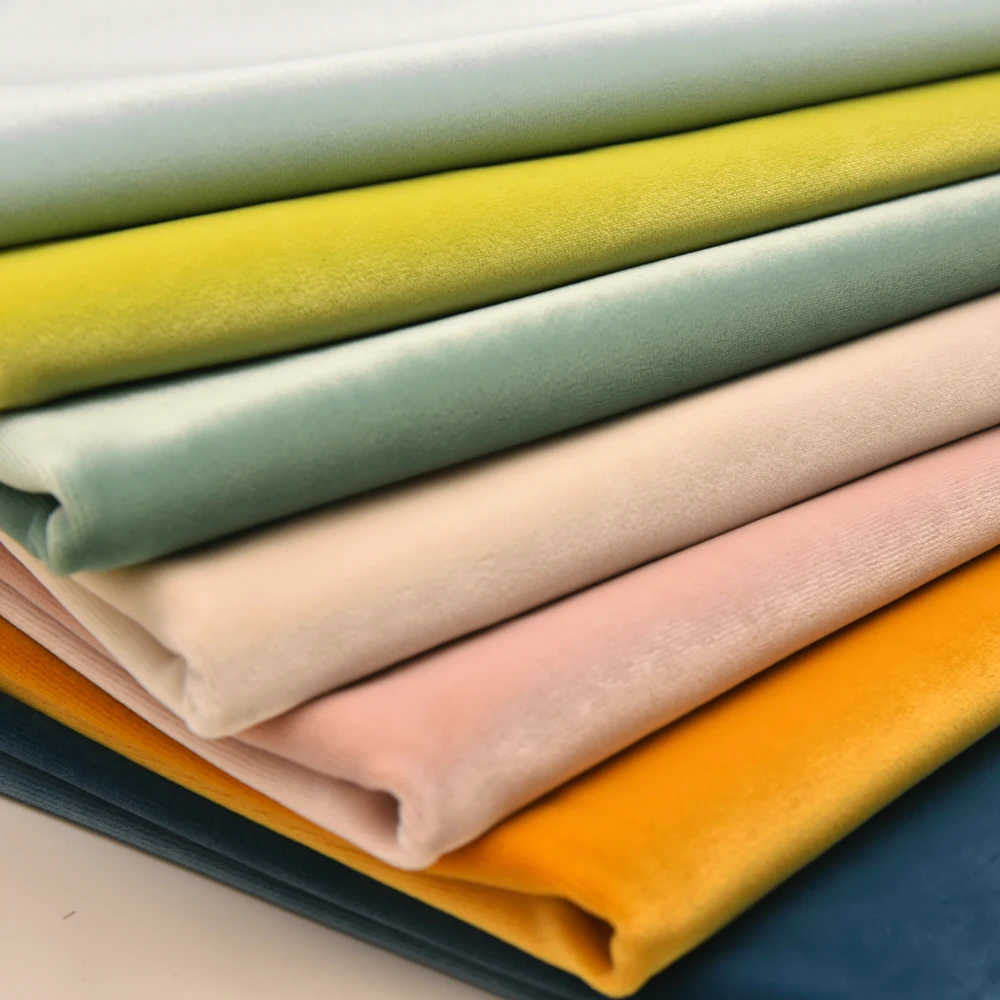 RL 100% Polyester home textile sofa fabric products upholstery holland Italy Velvet Fabric For living room sofas
