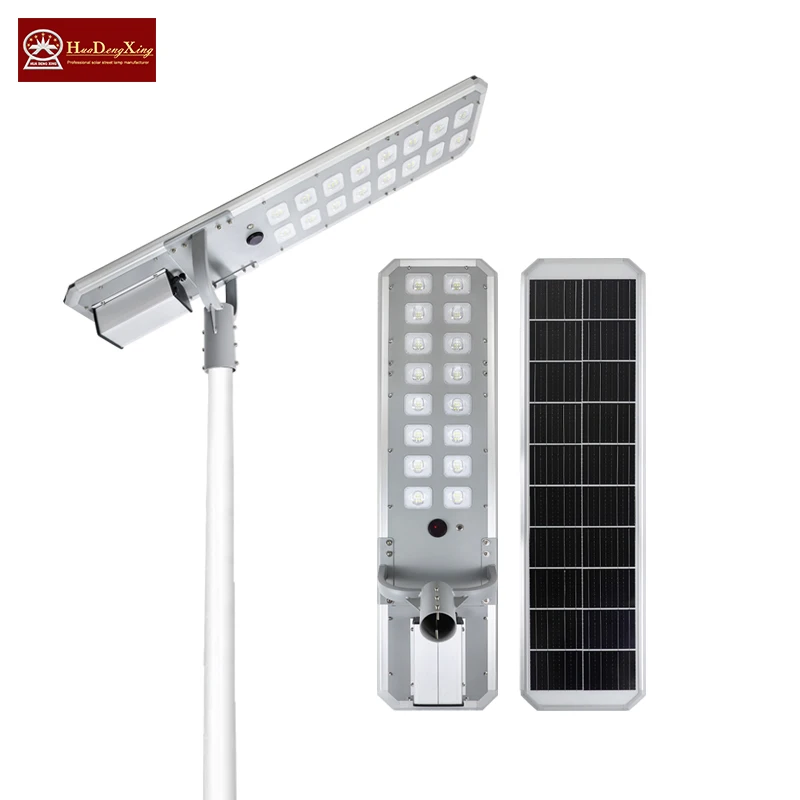 Huadengxing Solar Street Light 50W-600W LED with Photo Control Switch for Road Lighting