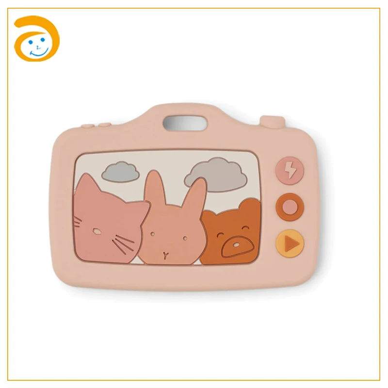 Baby Pendant Animal Toy Custom Bpa Free for Babies Wholesale Silicone Teether Baby Chewable Toy