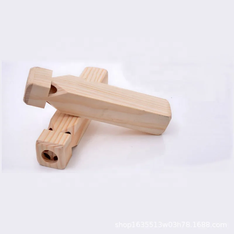 C06300-C wholesale factory custom music and instruments horn whistle toys bulk whistles Wooden Train Whistle party  christmas
