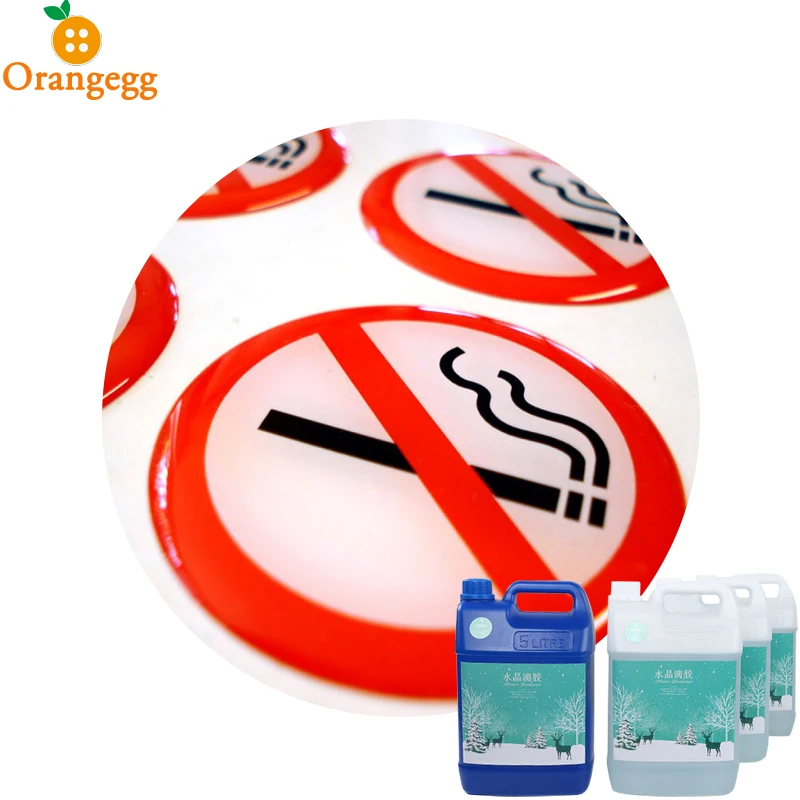 Transparent Soft Epoxy Doming Resin for Sticker