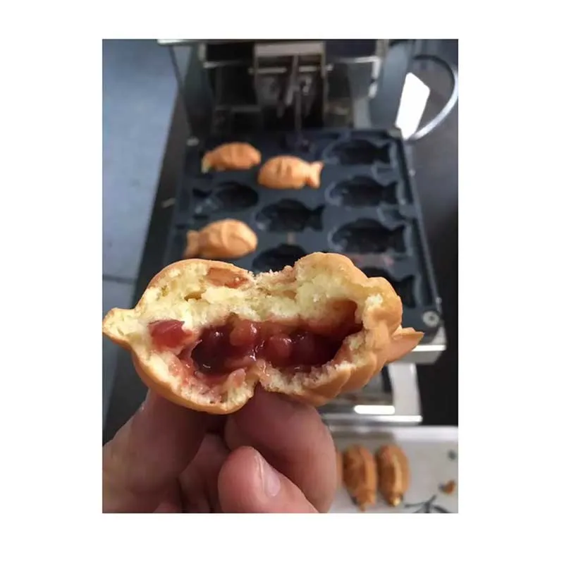 Bakery Shop Electric Taiyaki Fish Waffle Maker Machine