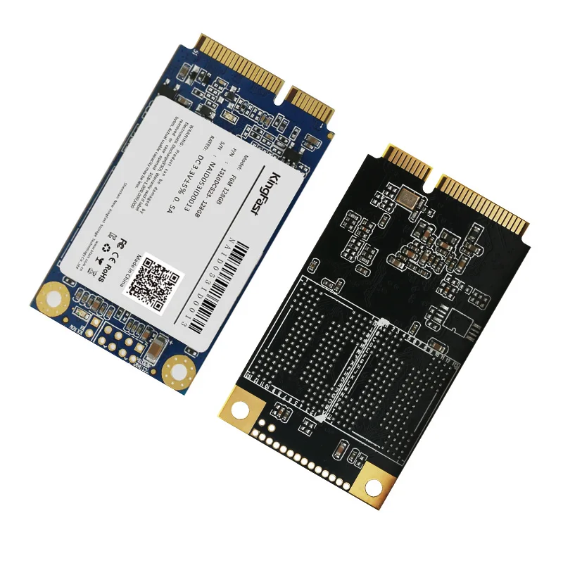 KingFast 128 г ГБ 256 500 512 1 ТБ 2 4 мини Половинный размер mSATA SSD для портативных