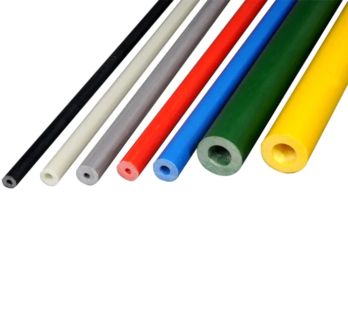 Твердая изоляция GRP FRP Стекловолоконные пластиковые круглые трубки