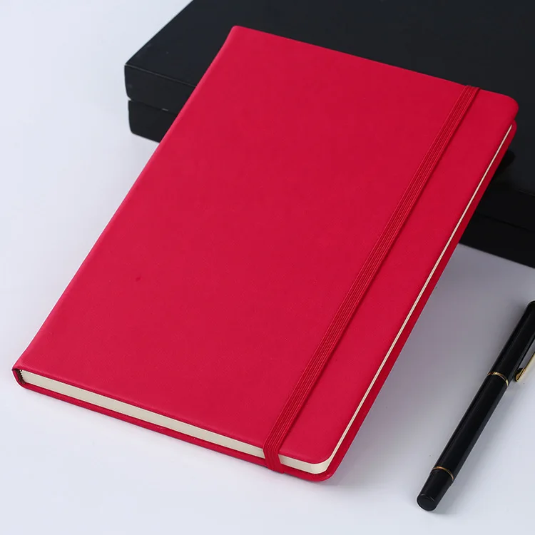 Personalized Custom A5 Daily Agenda Pocket Planner Journal Diary PU Leather Cover Notebook With Elastic Band