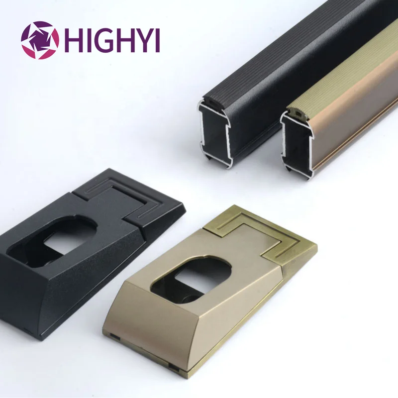 HIGHYI Cabinet Adjustable Closet Hanging Rod Oval Thickened Wardrobe Clothes Hanger Rod Furniture Heavy Duty Closet Hanging Rod