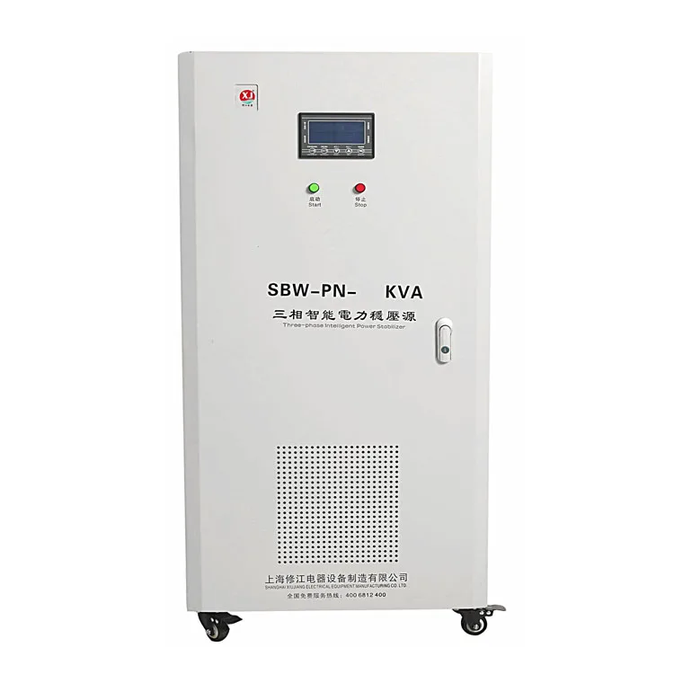 2023 Chinese	Manufacturer New designed High Load coil windings 380V 3 Phase Automatic Compensation Power Voltage Stabilizer