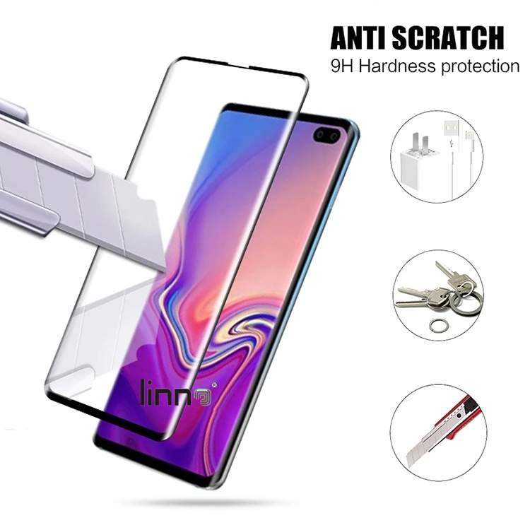 3D curved Full coverage HD clear Tempered Glass Screen Protector for Samsung Galaxy NOTE 10