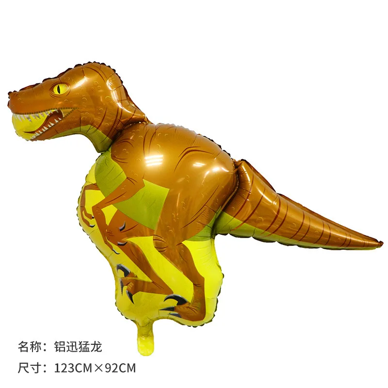 Dinosaur balloon Tyrannosaurus Rex balloon theme birthday party decorated with cute dragon layout air helium regular  balloons