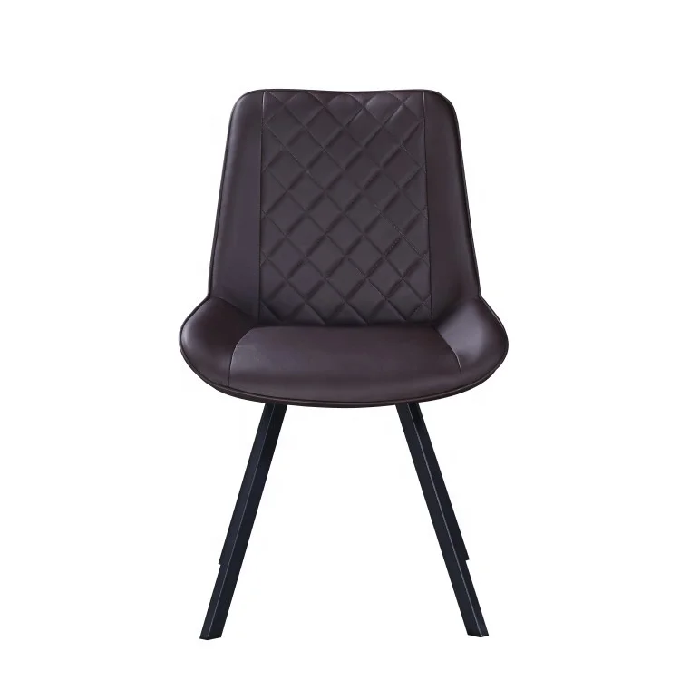 Dropshipping Agent Home Furniture Custom Dining  Restaurant leather Dining Chair Fabric Dine Chair Metal Leg Dining Chairs
