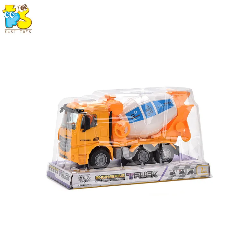 1:40 six-wheel driving simulated friction mixer truck construction vehicle engineering series car toys for boy