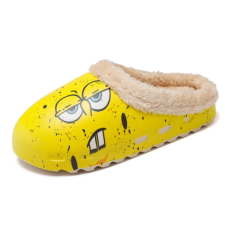 Soft Fur Quiet Indoor Winter Yeezy Plush Women Unisex Men Slides Sandals House Yeeze Yezzy Furry Slippers