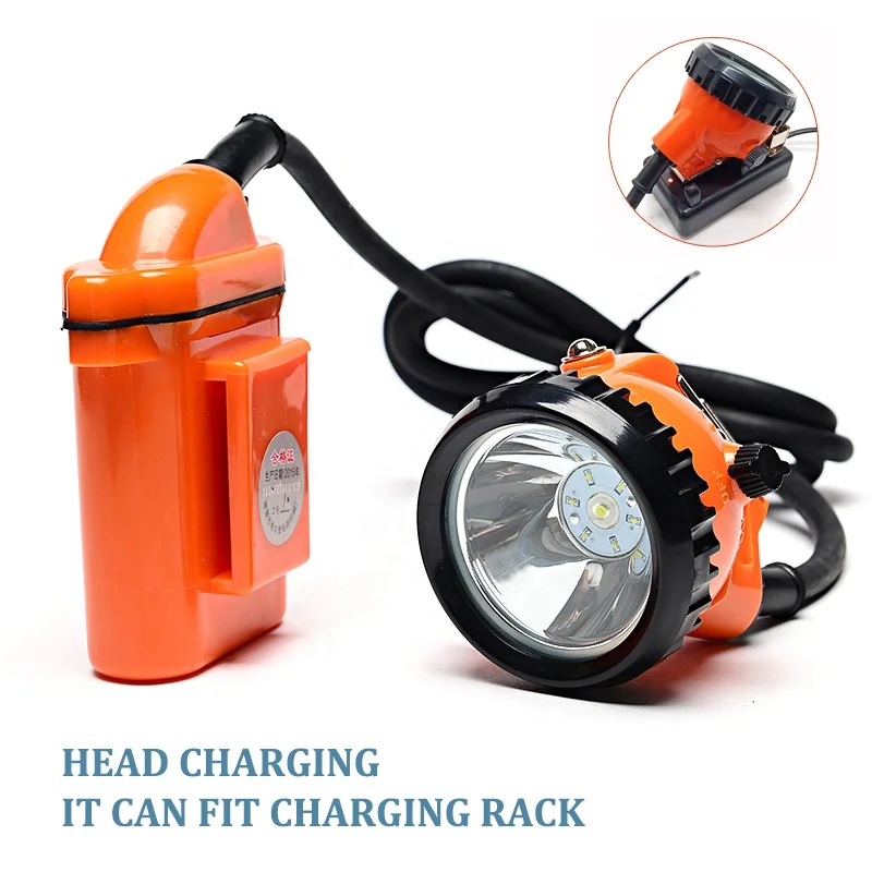 BOMARTE Custom KL5LM LED Corded Rechargeable Safety Explosion-Proof Miners Mining Headlamp Cap Lamp IP67