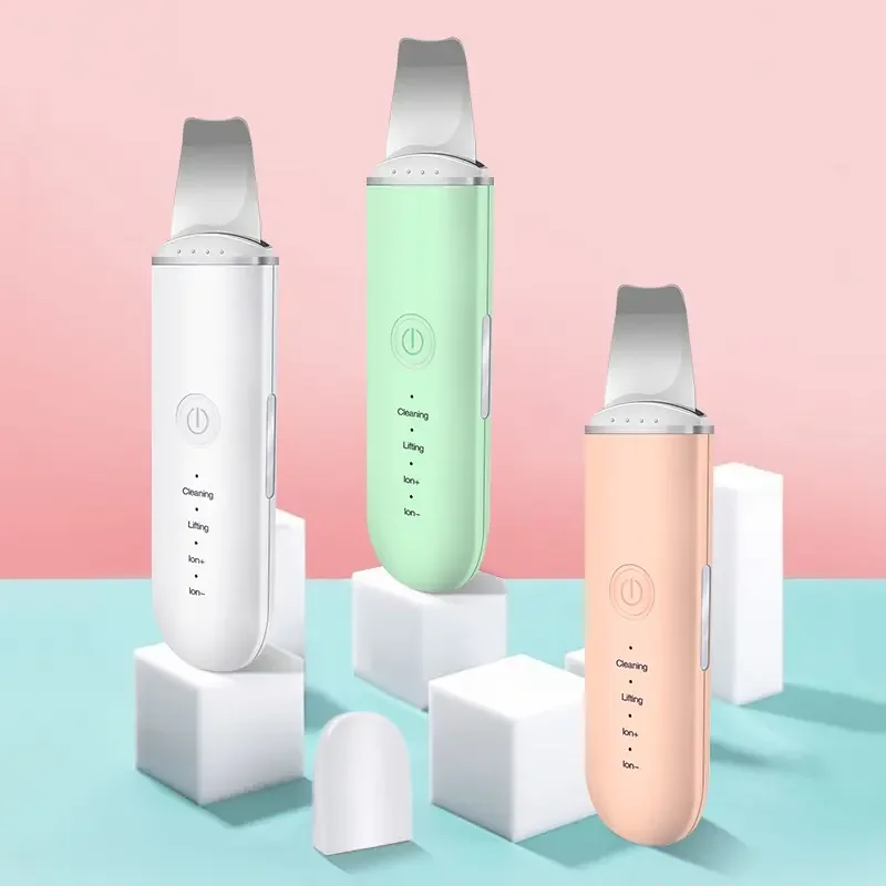 Hot Selling Blackhead Remover Facial Care Massager Acne Beauty Peeling  Ultrasonic Facial Scraper Skin Scrubber