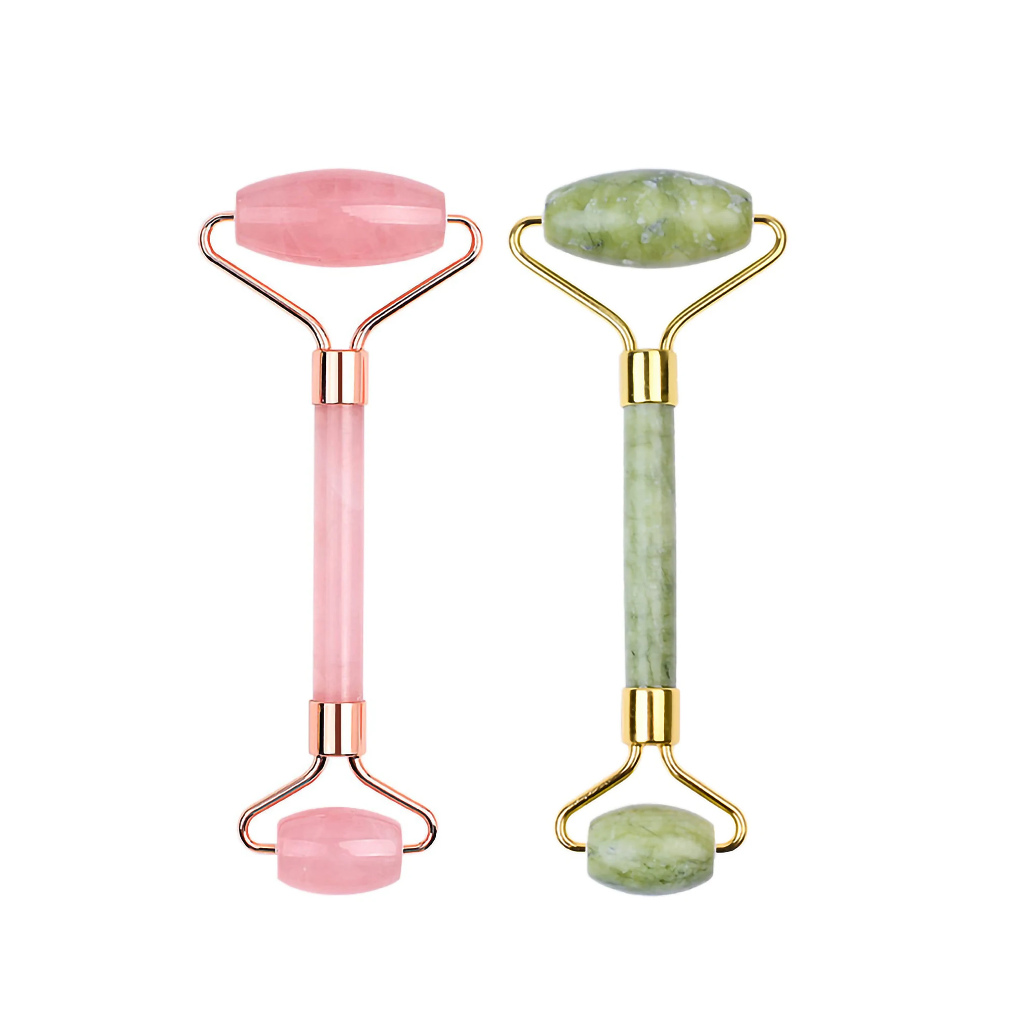 100% Natural Xiuyan Green Jade Roller Gua sha Tools Facial guasha Rodillo De Jade Stone Eye Massage Roller for face