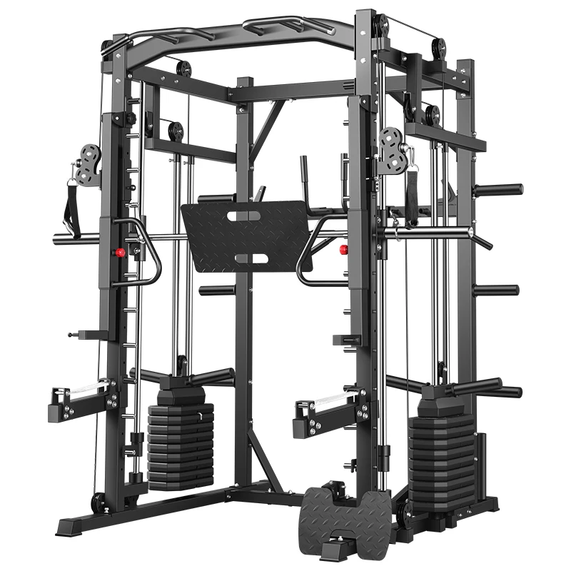 Squat Rack Professional Multifunctional Fitness Equipment Exercise Multifunctional Smith Machine