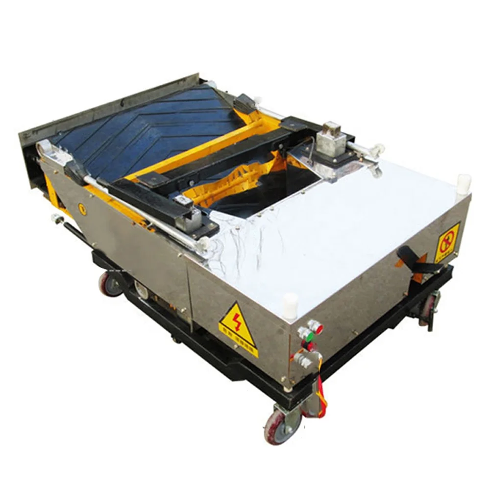 Новая технология, автоматическая машина для нанесения гипса на стену