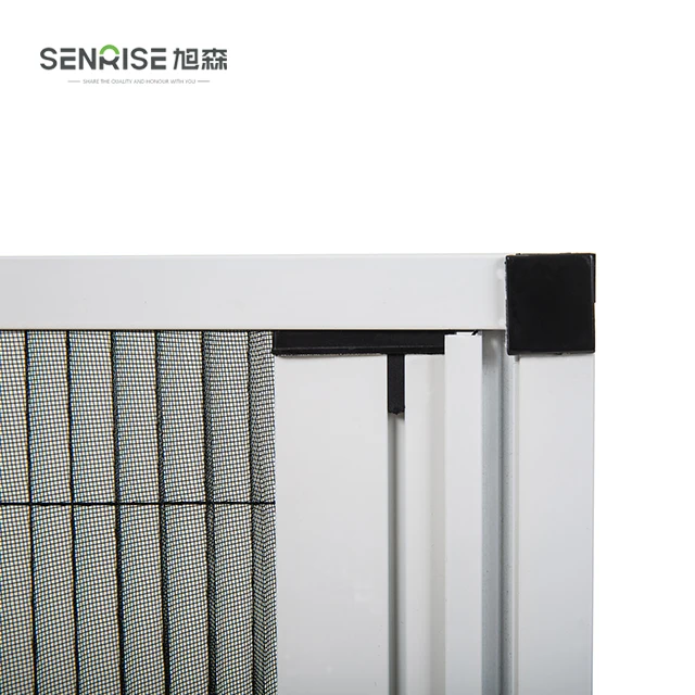 retractable pleated insect screen window/folding screen window