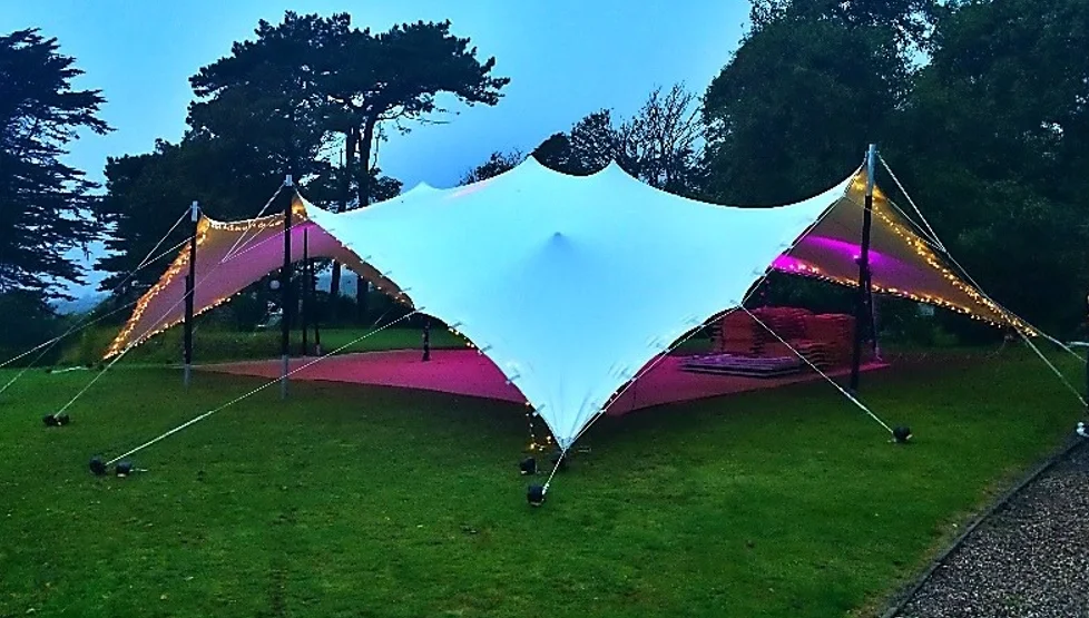 New style portable popular big bedouin luxury outdoor waterproof stretch event tent