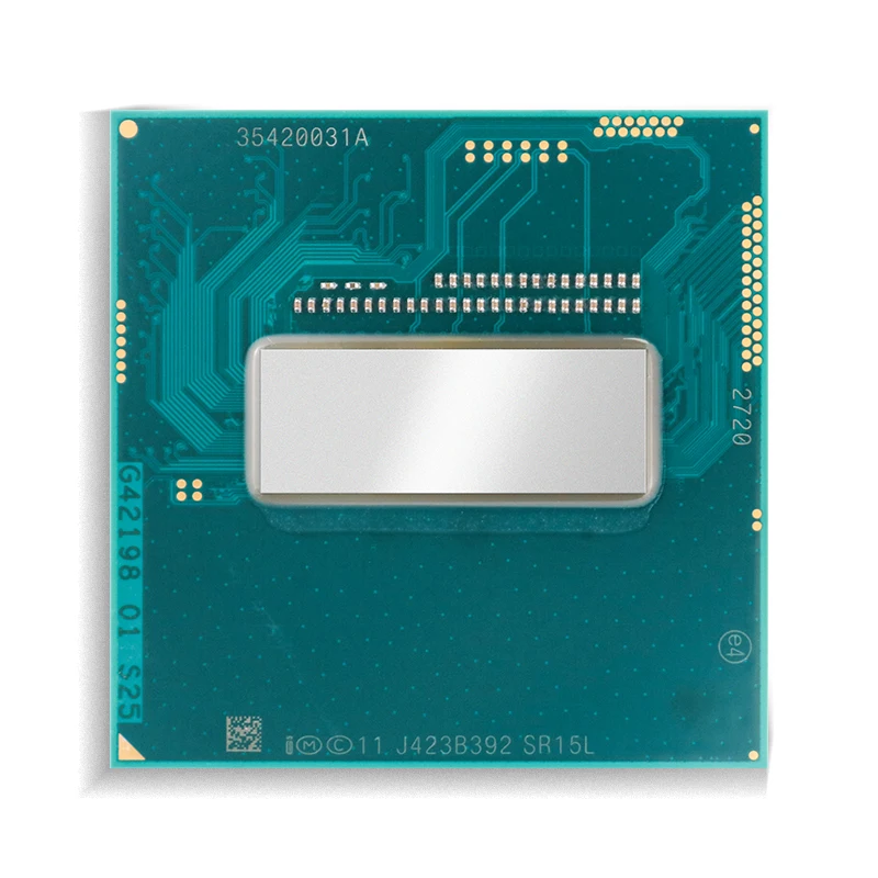 Оригинальные и новые i7 ноутбук процессор SR15L I7-4800MQ для ноутбуков intel cpu FCPGA946 2,7 ГГц 47W лоток Пакет ноутбук процессор
