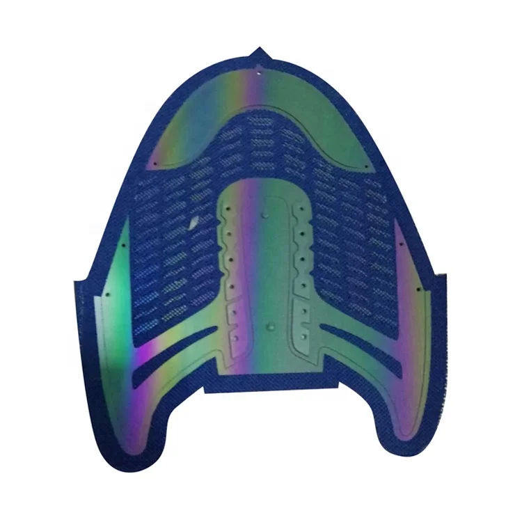 Breathable lace up mesh sport shoes vamp semi finished shoe upper