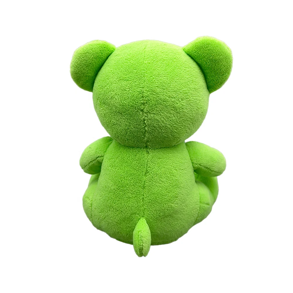 Custom Design Unique Light Green 25cm Bears Stuffed Animal Soft Doll Bear Plush Toy
