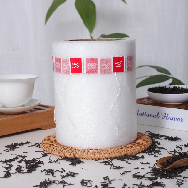Bio-based Plastic-Free Corn Fiber Non Woven PLA Tea Packaging Pyramid Tea Bag Material For Wholesale