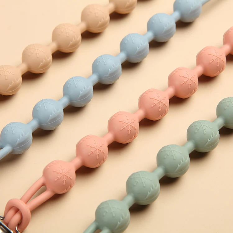 Pacifier chain for baby pacifier dummy clips for baby use baby silicone pacifier clip