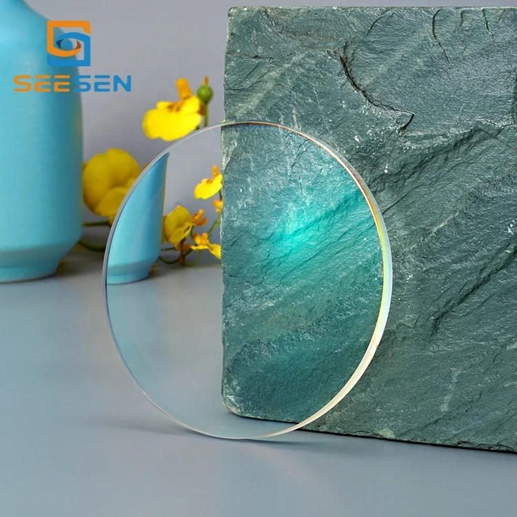 Высококачественные 1 67 голубые линзы Hmc для очков Moypia с одним видением оптические